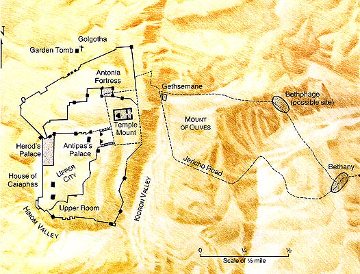 Χάρτης της Ιερουσαλήμ