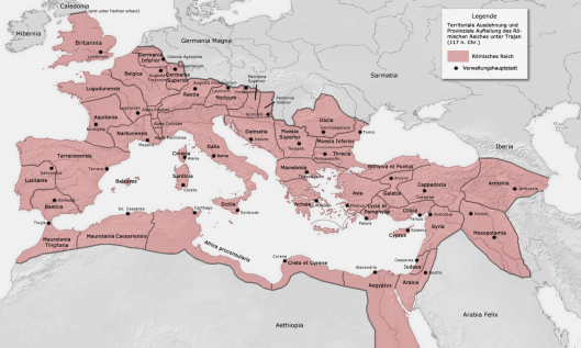 Χάρτης της Ρωμαϊκής Αυτοκρατορίας